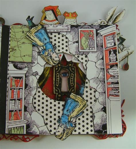 Artfully Musing Alice In Wonderland Tunnel Book Alice In Wonderland