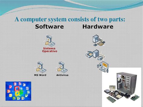 A modern computer system consists of one or more processors, some main memory, disks, printers, a keyboard, a display, network interfaces, and other the way that has evolved gradually is to put a layer of software on top of the bare hardware, to manage all parts of the system, and present the. Компютери - презентація з інформатики