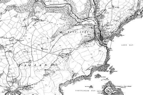 Map Of Cornwall Os Map Name 053 Nw Ordnance Survey 1868 1896 Picryl