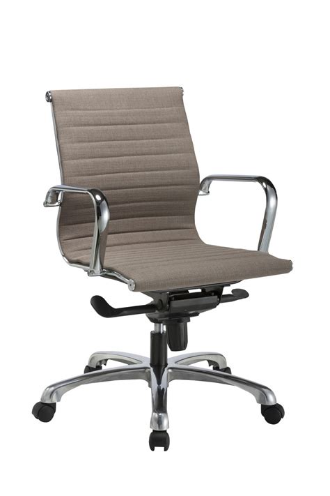 Brown Mid Back Office And Conference Room Chair Arms Harmony Collection