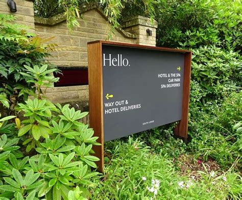External Directional Signage For Exclusive Hotel And Spa Fitzpatrick