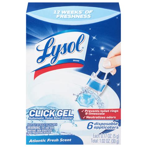 save on lysol click gel automatic toilet bowl cleaner atlantic fresh scent order online delivery