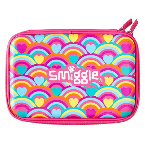 Smiggle Rainbows And Hearts Pencil Case Hardtop Smiggle Pinterest