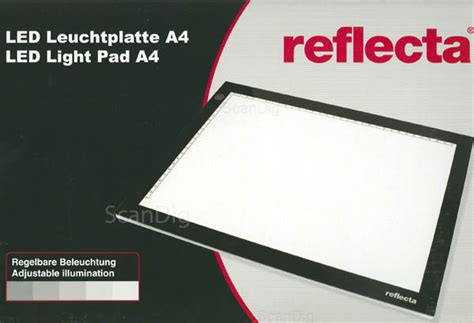 reflecta led light pad a4 super slim shelly lighting