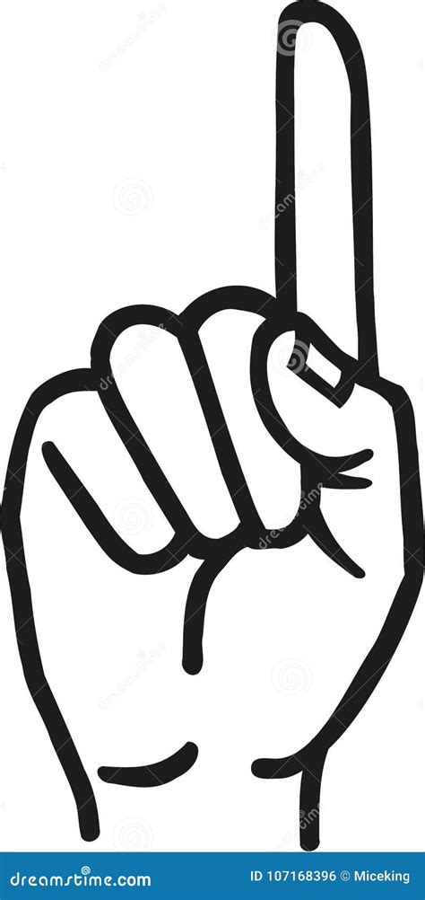 Hand With Index Finger Pointing At The Viewer Cartoon Vector