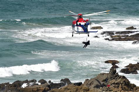 Helicopter Crew Rescues Man After 10m Coast Cliff Fall Sunshine Coast Daily