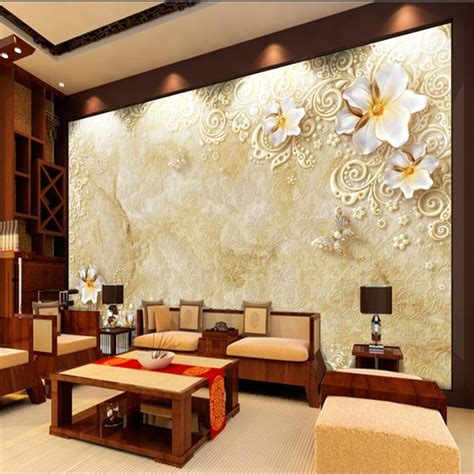 Beibehang Custom 3d Wallpaper Luxury Luxury Embossed European Pattern