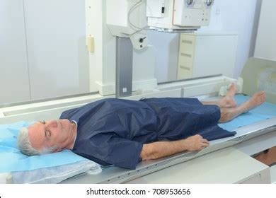 Patient Laying On Hospital Xray Table Stock Photo Shutterstock