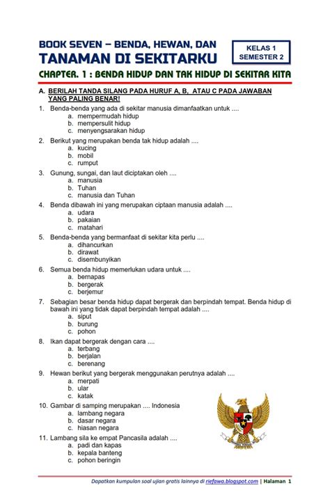 Soal Uts Tematik Kelas Tema Subtema