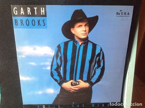 Garth Brooks Ropin The Wind Lp Edicion Español Vendido En Subasta