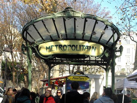 The Abbesses Métro Station In Montmartre French Moments