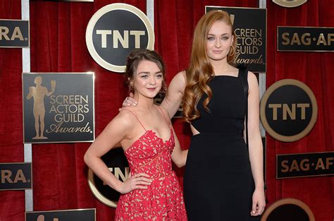 Sophie Turner And Maisie Williams Used To Kiss Each Other For This