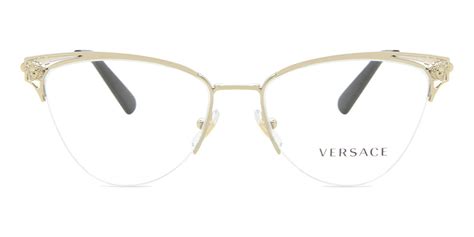 versace ve1280 1252 eyeglasses in pale gold smartbuyglasses usa