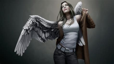 Printed on demand to fit perfect on your wall. Fantasy Art, Artwork, Women, Look Up, Wings, Long Hair ...