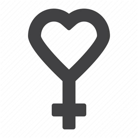 Female Gender Heart Sex Woman Icon