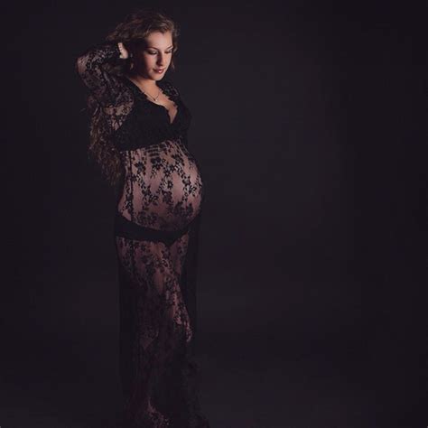 Puseky Maternity Photography Props Pregnant Dress For Photo Shoot