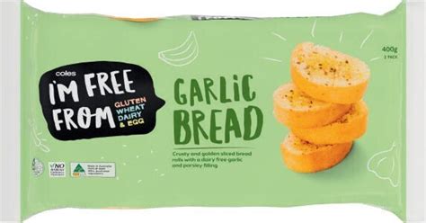 Coles Im Free From Garlic Bread Gluten Free Products Of Australia