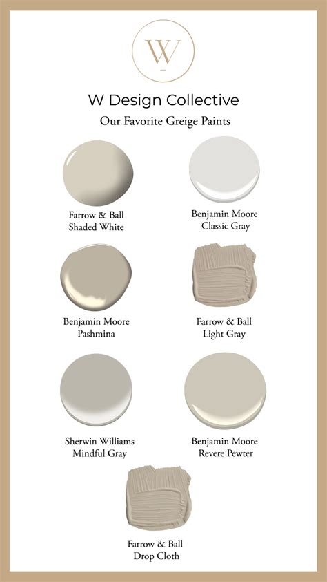 The Best Greige Paint Colors From Benjamin Moore Grei