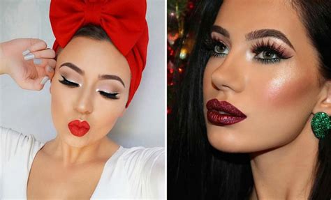 23 Christmas Makeup Ideas To Copy This Season Stayglam