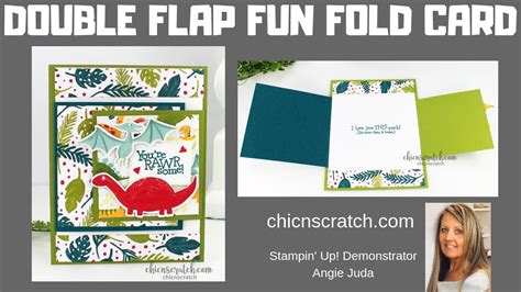 Double Flap Fun Fold Card Youtube