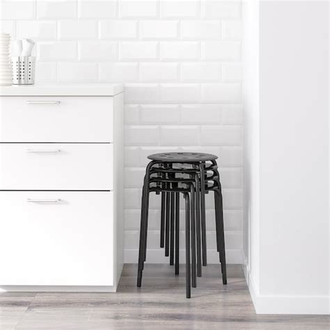 Ausziehbare tische, flexible klapptische & clevere küchentische. MELLTORP / MARIUS Tisch + 2 Hocker - weiß/schwarz - IKEA ...