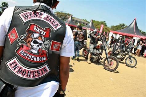 Bikers Brotherhood Motorcycle Club Gathers In Bandung Motorcycle