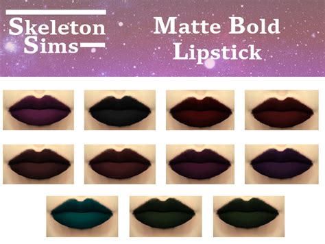 Skeletonsims Matte Bold Lipstick Matte Bold Lipstick In 11