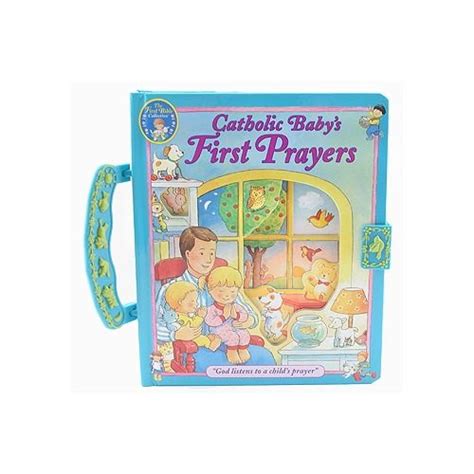 Catholic Babys First Prayers Handle Board Book Catholic Baby Diy