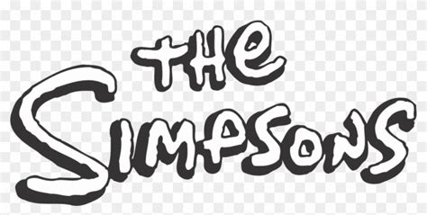 The Simpsons Logo Png Simpsons Logo White Png Transparent Png