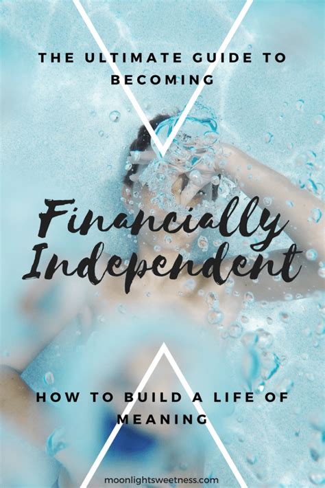 the ultimate guide to becoming financially independent how to build a life of meaning