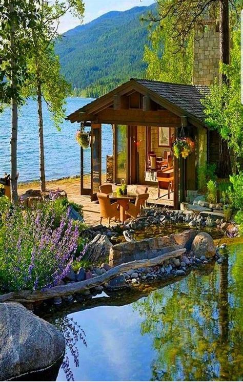 Pin By Cranial Mayhem On Imagen Lake House Cabin Cabin Homes