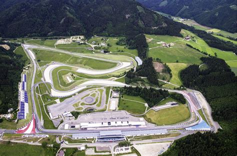 The circuit is located near the city of spielberg in styria, in the southeast of austria. Red Bull Ring