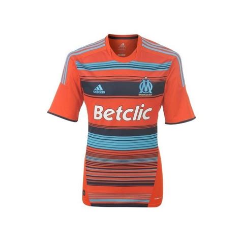 Olympique marseille 2000/2001 football shirt jersey away adidas original size s. Olympique de Marseille Football shirt 2011/12 Third-Adidas ...