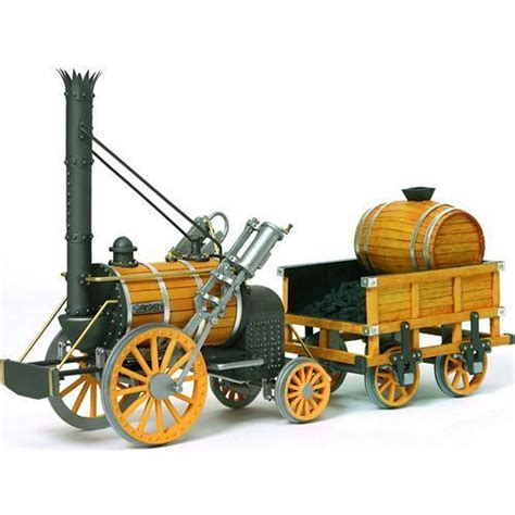 Occre Stephensons Rocket 124 Scale Detailed Wood And Metal Model Kit