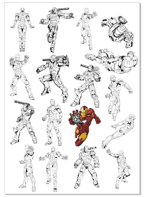 iron man vector set free CDR File download – DXF DOWNLOADS – Files for