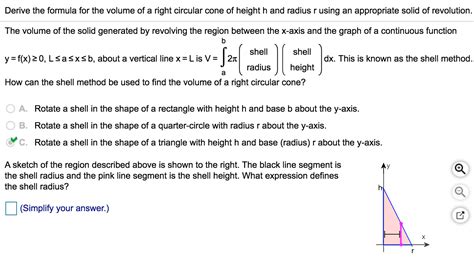 Volume Of A Right Circular Cone Formula Cloudshareinfo