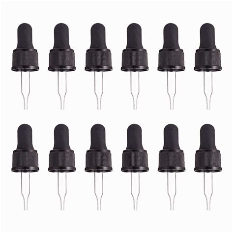 Buy Ph Pandahall Set Of 12 Glass Eye Droppers For Essential Oil 5ml 1