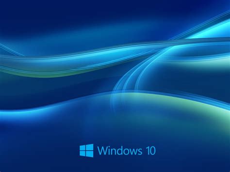 Windows 10 Wallpaper Hd In Blue Abstract With New Logo