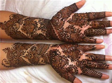 Rajasthani Bridal Mehndi Designs For Full Hands Top 15 Of