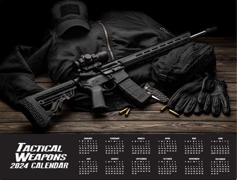 2024 Tactical Weapons Deluxe Wall Calendar