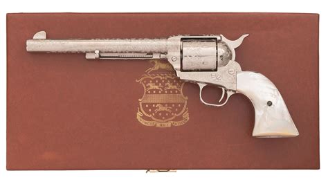 Factory Class C Engraved Colt Single Action Army Revolver
