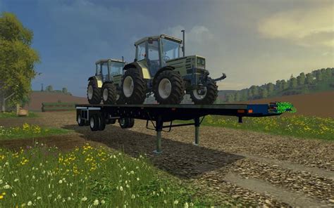 Manac Flatbed Trailer V10 • Farming Simulator 19 17 22 Mods Fs19