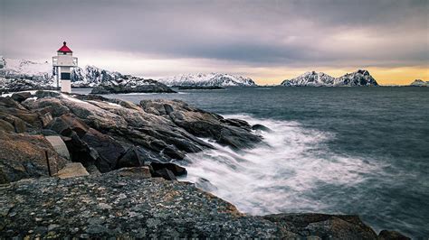 Kabelvag Molo Norway Seascape Photography Photograph By Giuseppe Milo