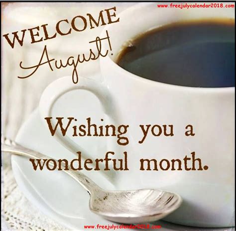 Welcome August Quotes | Welcome august, Hello august images, August images