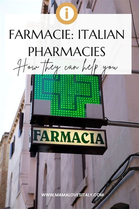 Farmacie All You Need To Know About Italian Pharmacies And How They
