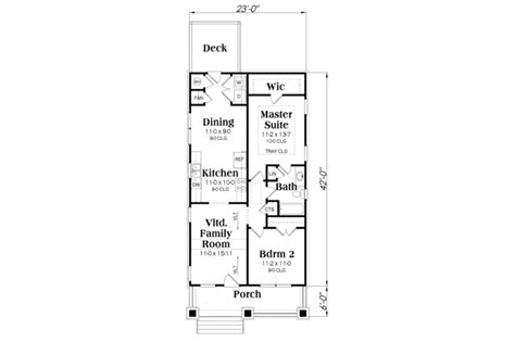 Bungalow Style House Plan 2 Beds 1 Baths 966 Sqft Plan 419 228