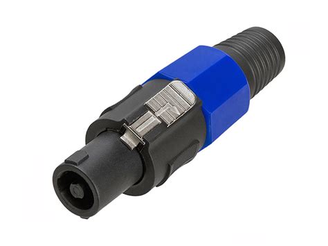 spk02 4 pin loudspeaker plug cable amp connector propaudio