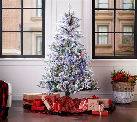Mr Christmas Alexa Compatible 5 Flocked Led Christmas Tree