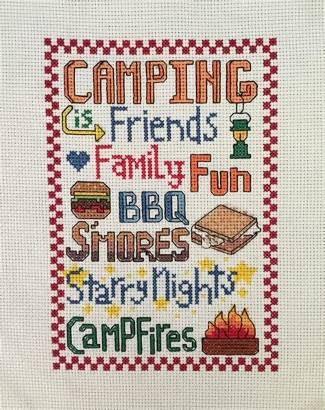 17 Best Images About Camping Cross Stitch Patterns On Pinterest Home