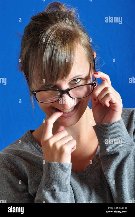 Disappointed Teen Girl In Glasses Stock Image Image Of Camera 242